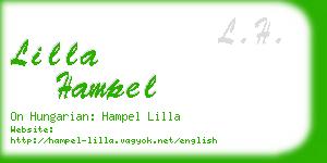 lilla hampel business card